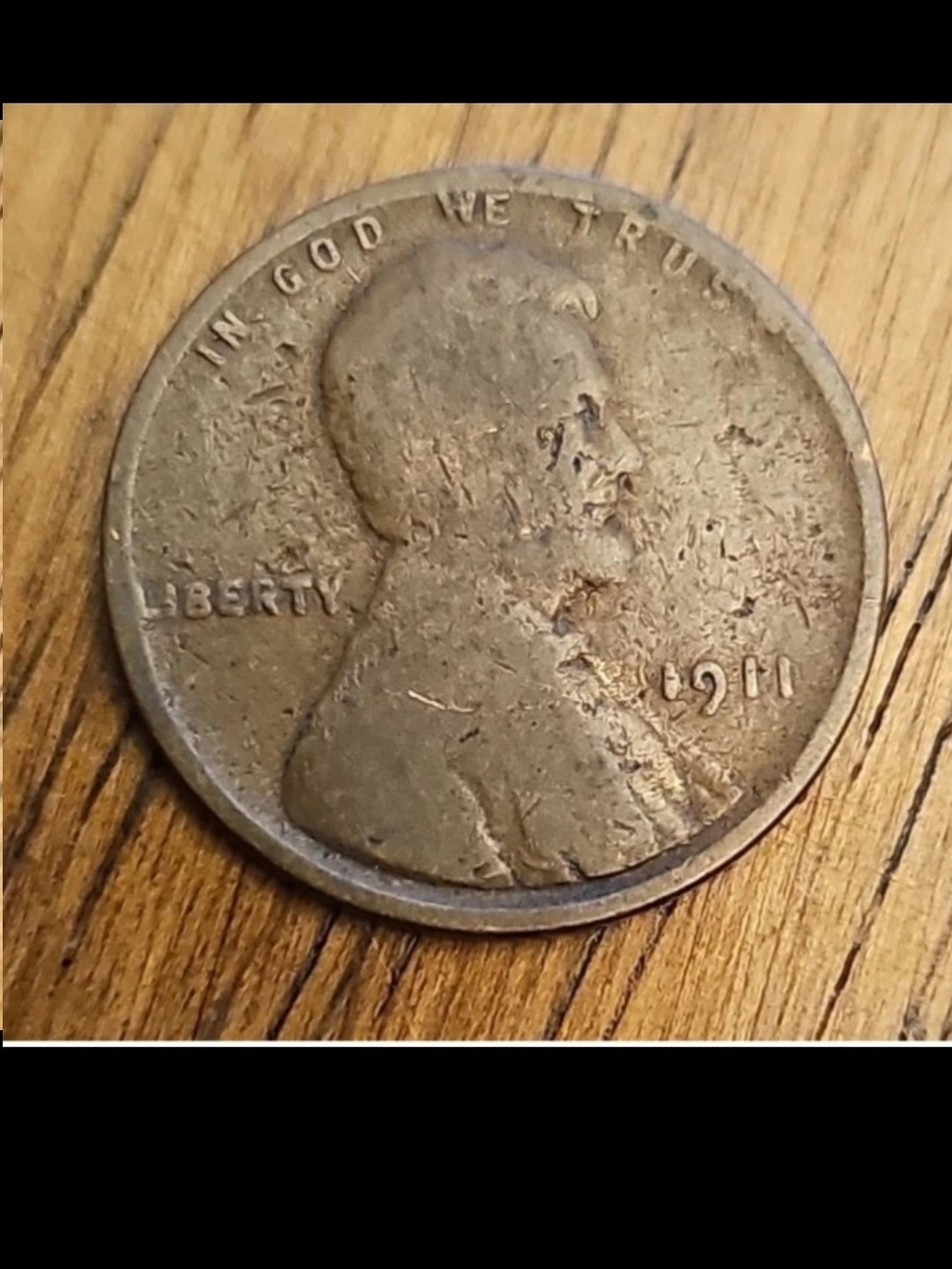 1911 Copper-Toned Collectible Coin - Brown Finish
